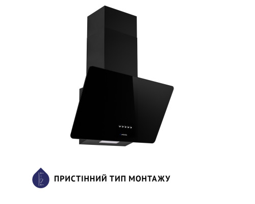 Витяжка декоративна похила Minola HDN 5224 BL 700 LED ( УТ000003782 )