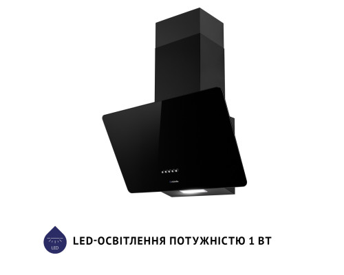 Витяжка декоративна похила Minola HDN 5224 BL 700 LED ( УТ000003782 )