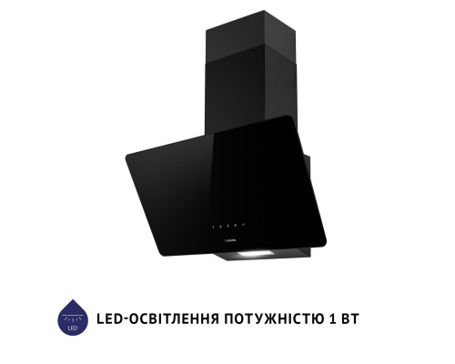 Витяжка декоративна похила Minola HVS 5224 BL 700 LED ( УТ000003784 )