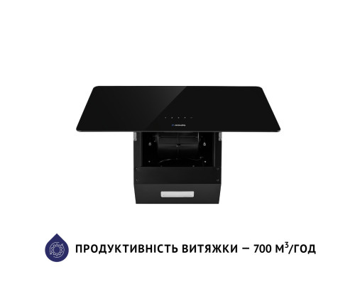 Витяжка декоративна похила Minola HVS 6224 BL 700 LED ( УТ000003780 )