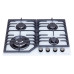 Поверхность газовая на стекле Perfelli DIAMOND GW69C BIANCO