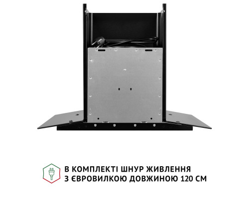 Витяжка декоративна зі склом Perfelli GRASSI 6HMB NERO ( УТ000003663 )