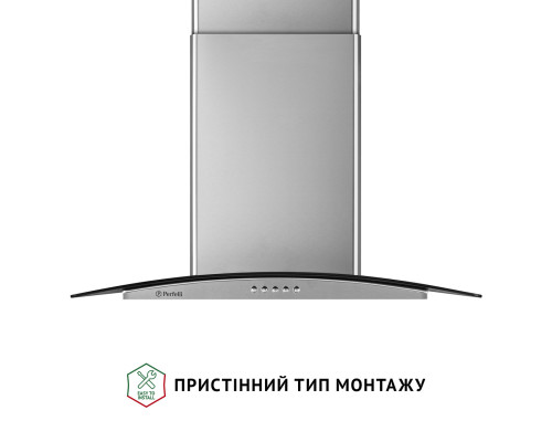 Витяжка декоративна зі склом Perfelli GRASSI 6HMX INOX ( УТ000003662 )