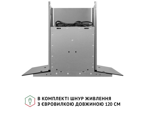 Витяжка декоративна зі склом Perfelli GRASSI 6HMX INOX ( УТ000003662 )