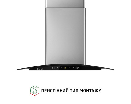 Витяжка декоративна зі склом Perfelli GRASSI 6PWX INOX ( УТ000003664 )