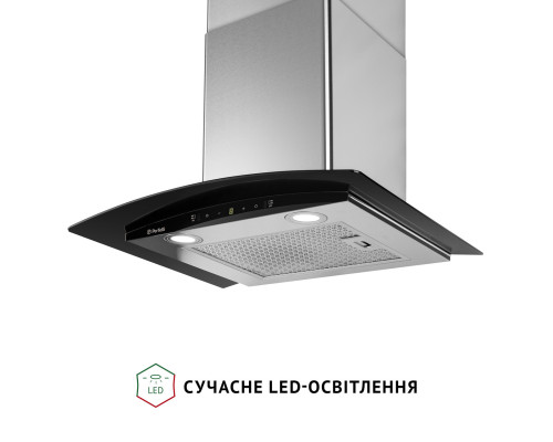 Витяжка декоративна зі склом Perfelli GRASSI 6PWX INOX ( УТ000003664 )