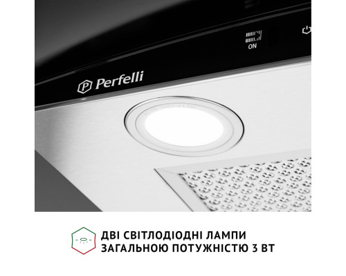 Витяжка декоративна зі склом Perfelli GRASSI 6PWX INOX ( УТ000003664 )