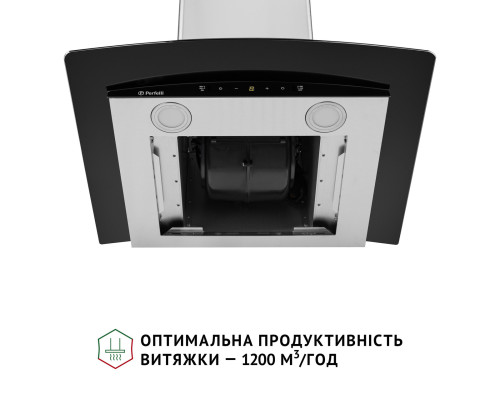Витяжка декоративна зі склом Perfelli GRASSI 6PWX INOX ( УТ000003664 )