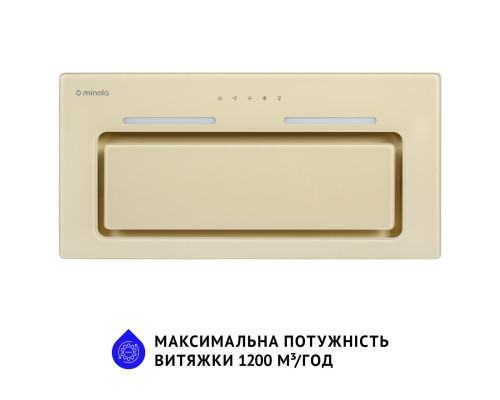 Витяжка повновбудована Minola HBI 6873 IV GLASS 1200 LED Line ( УТ000003901 )
