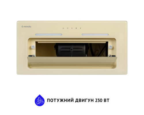 Витяжка повновбудована Minola HBI 6873 IV GLASS 1200 LED Line ( УТ000003901 )
