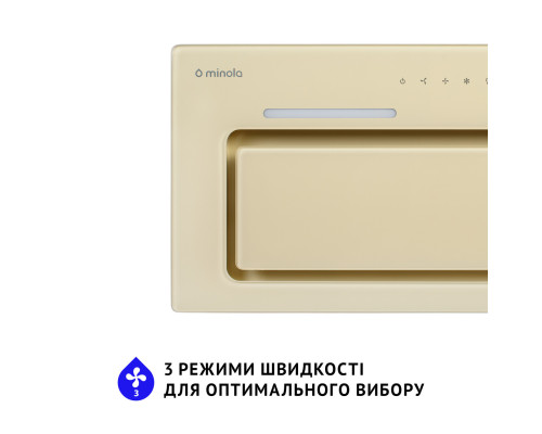 Витяжка повновбудована Minola HBI 6873 IV GLASS 1200 LED Line ( УТ000003901 )