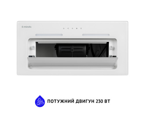 Витяжка повновбудовувана Minola HBI 6873 WH GLASS 1200 LED Line ( УТ000003900 )