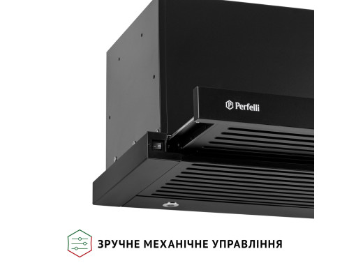 Витяжка телескопічна PERFELLI ISEO 6PMF NERO ( УТ000003905 )