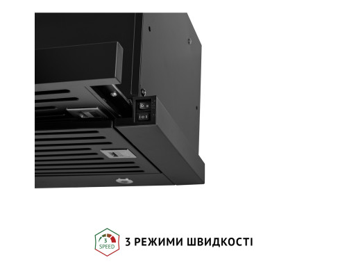 Витяжка телескопічна PERFELLI ISEO 6PMF NERO ( УТ000003905 )