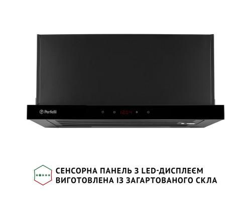 Витяжка телескопічна PERFELLI ISEO 6PSF NERO ( УТ000003906 )