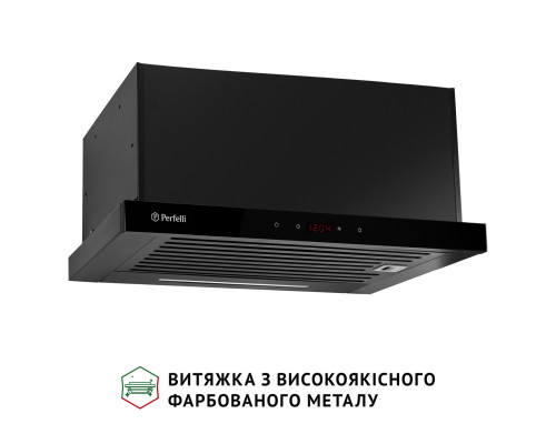 Витяжка телескопічна PERFELLI ISEO 6PSF NERO ( УТ000003906 )