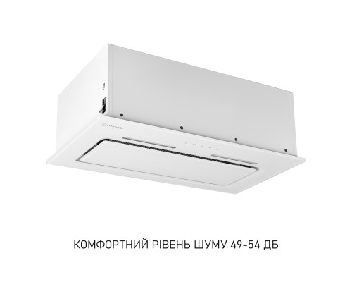 Витяжка повновбудована Minola HBI 6473 WH GLASS 800 LED Line ( УТ000004538 )
