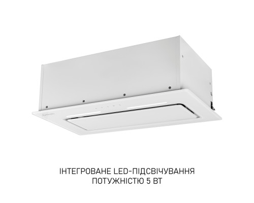 Витяжка повновбудована Minola HBI 6473 WH GLASS 800 LED Line ( УТ000004538 )