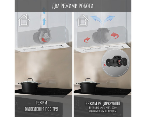 Витяжка повновбудована PERFELLI NUOVA 6JWR BIANCO ( УТ000004540 )