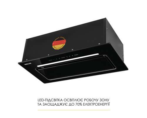 Витяжка повновбудована WEILOR LUMINA WBG 65 BLACK ( УТ000004535 )