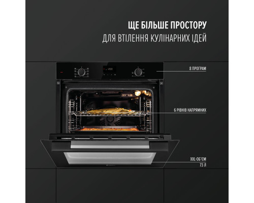 Духова шафа електрична PERFELLI PERLA 6D8I NERO ( УТ000004612 )