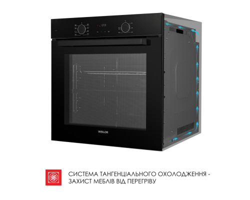 Духова шафа електрична WEILOR FDO6F82BK ( УТ000004674 )