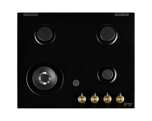 Поверхня газова на склі PERFELLI VINTAGE GW69C NERO ( УТ000004577 )
