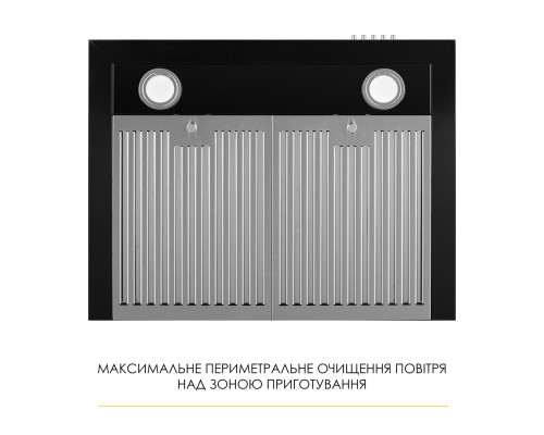 Витяжка декоративна Т-подібна WEILOR MIST WTX 68 BLACK ( УТ000004567 )
