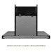 Витяжка декоративна Т-подібна WEILOR MIST WTX 68 BLACK ( УТ000004567 )