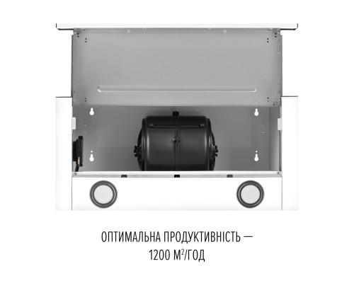 Витяжка телескопічна PERFELLI TL 6822 WH 1200 LED ( УТ000004160 )