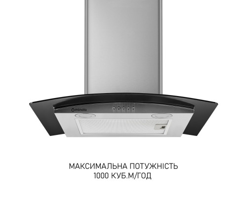 Витяжка декоративна зі склом Minola MTG 6642 I LED ( УТ000003869 )