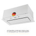 Витяжка повновбудована WEILOR LUMINA WBG 66 WHITE ( УТ000004552 )