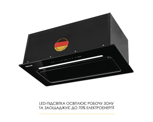 Витяжка повновбудована WEILOR LUMINA WBG 68 BLACK ( УТ000004553 )