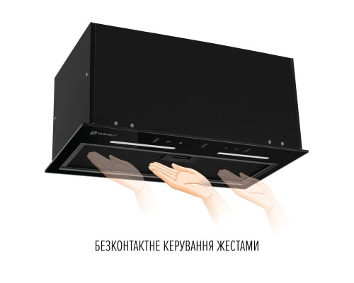 Вытяжка полновстраиваемая PERFELLI VIOLA 5QWRB NERO SILENZIO