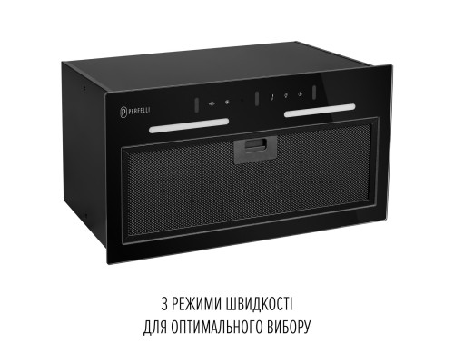 Вытяжка полновстраиваемая PERFELLI VIOLA 5QWRB NERO SILENZIO