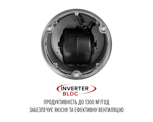 Витяжка острівна PERFELLI DESIGN ISOLA 35 INOX SILENZIO ( УТ000004592 )