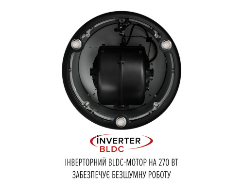 Витяжка острівна PERFELLI DESIGN ISOLA 35 NERO SILENZIO ( УТ000004593 )