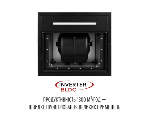 Витяжка острівна PERFELLI DESIGN QUATTRO 41 NERO SILENZIO ( УТ000004591 )