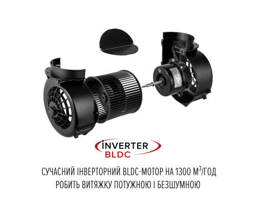 Витяжка острівна PERFELLI DESIGN QUATTRO 41 NERO SILENZIO ( УТ000004591 )