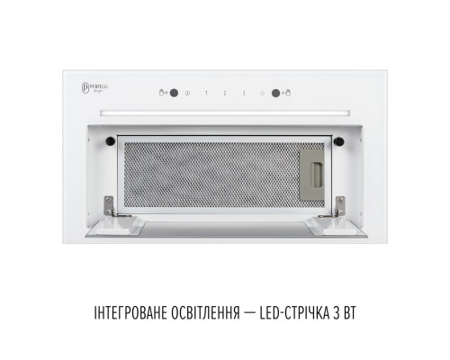 Витяжка повновбудована PERFELLI DESIGN FILINI 5 BIANCO ( УТ000004650 )