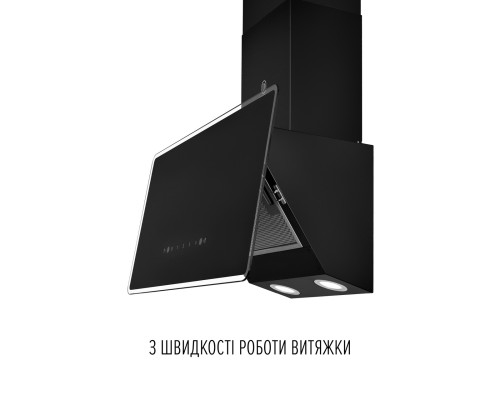 Вытяжка декоративная наклонная PERFELLI VIO 5HW NERO