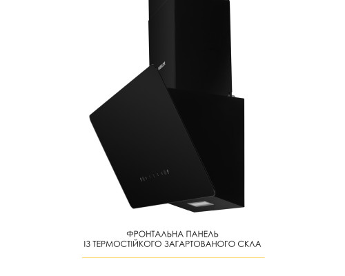Витяжка декоративна похила WEILOR AURA WDS 53 BLACK ( УТ000004679 )