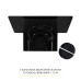 Витяжка декоративна похила WEILOR AURA WDS 53 BLACK ( УТ000004679 )