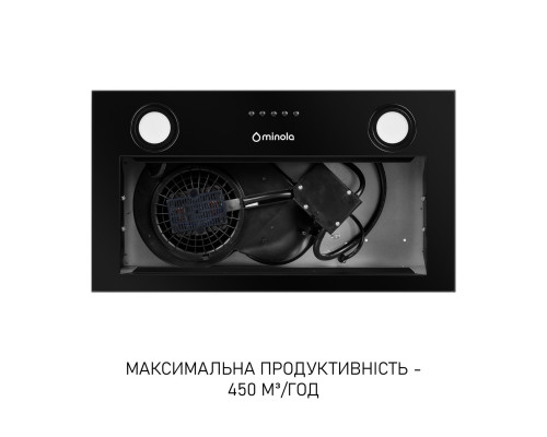 Витяжка повновбудована Minola HBI 5025 BLF LED ( УТ000004712 )