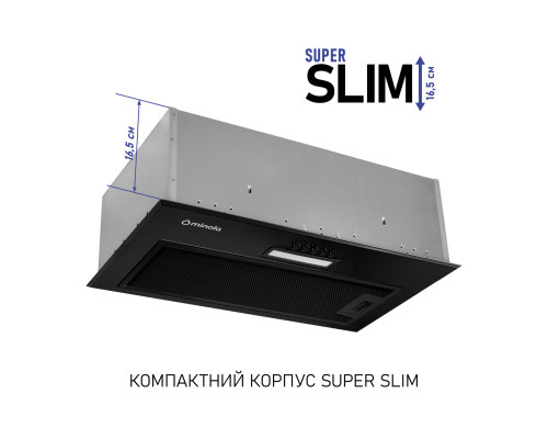 Витяжка повновбудована Minola HBI 5214 BLF 700 LED