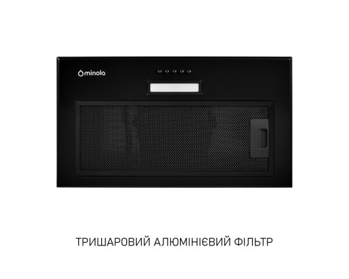 Витяжка повновбудована Minola HBI 5214 BLF 700 LED