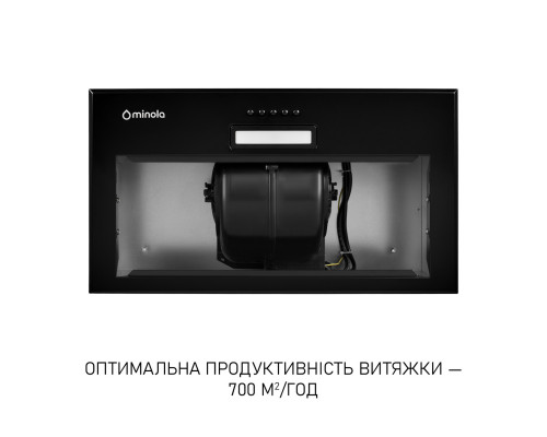 Витяжка повновбудована Minola HBI 5214 BLF 700 LED