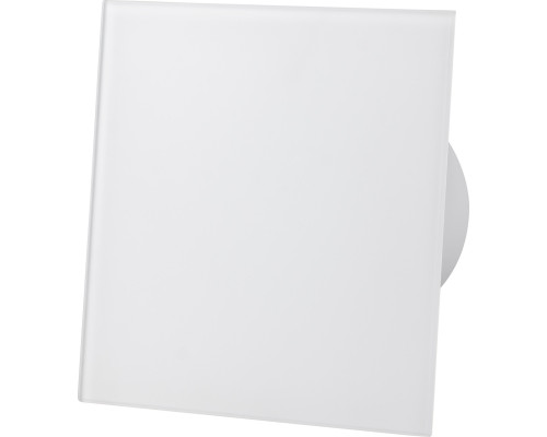 Вытяжной вентилятор c датчиком движения и таймером AirRoxy dRim 100 BB RMS glass White Белый матовый
