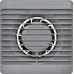 Вытяжной вентилятор AirRoxy planet eneRgy 80 S Grey Серый