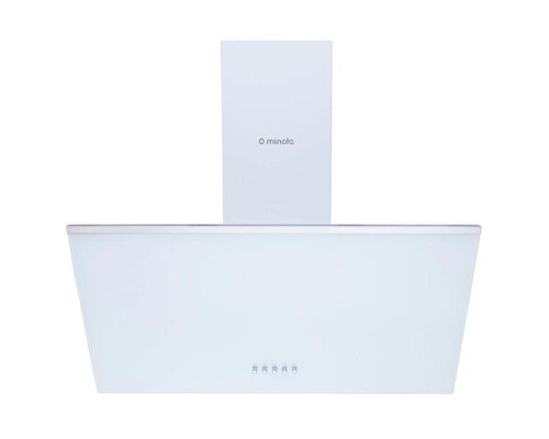 Витяжка декоративна похила Minola HDN 6222 WH/INOX 700 LED